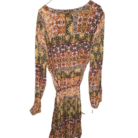 NEW Jessica Simpson 2X Midi Dress Fall Autumn Long Sleeve Hi/Low Hem Lightwt NWT - Picture 8 of 8